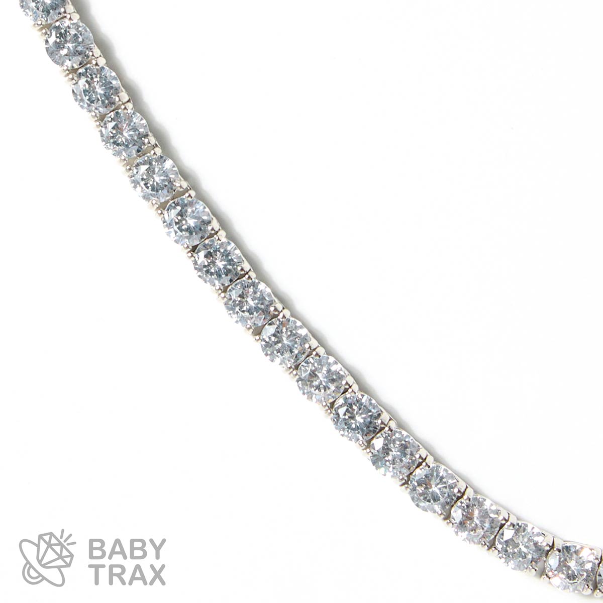 シルバー925 ジルコニア テニスネックレス 5mm 50.5cm 05G2TN-35