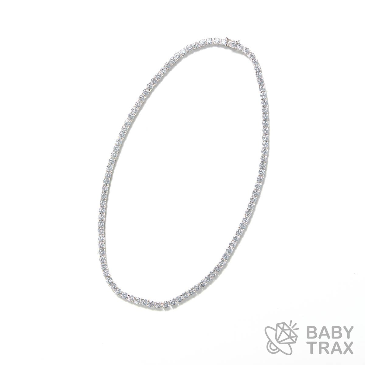 シルバー925 ジルコニア テニスネックレス 5mm 50.5cm 05G2TN-35
