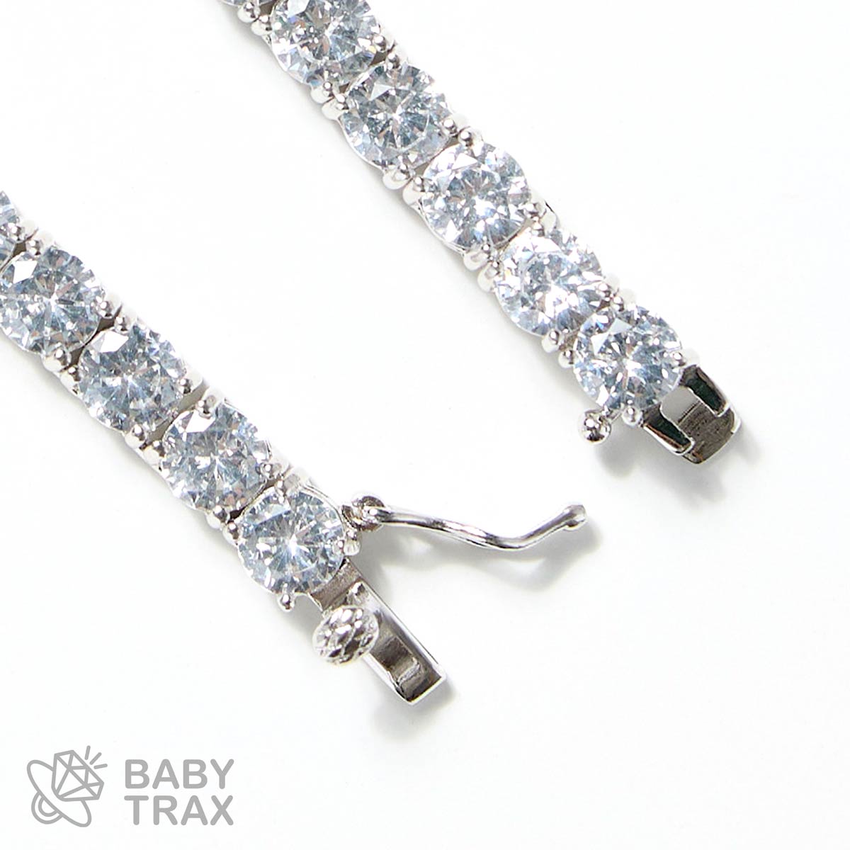 シルバー925 ジルコニア テニスネックレス 5mm 50.5cm 05G2TN-35