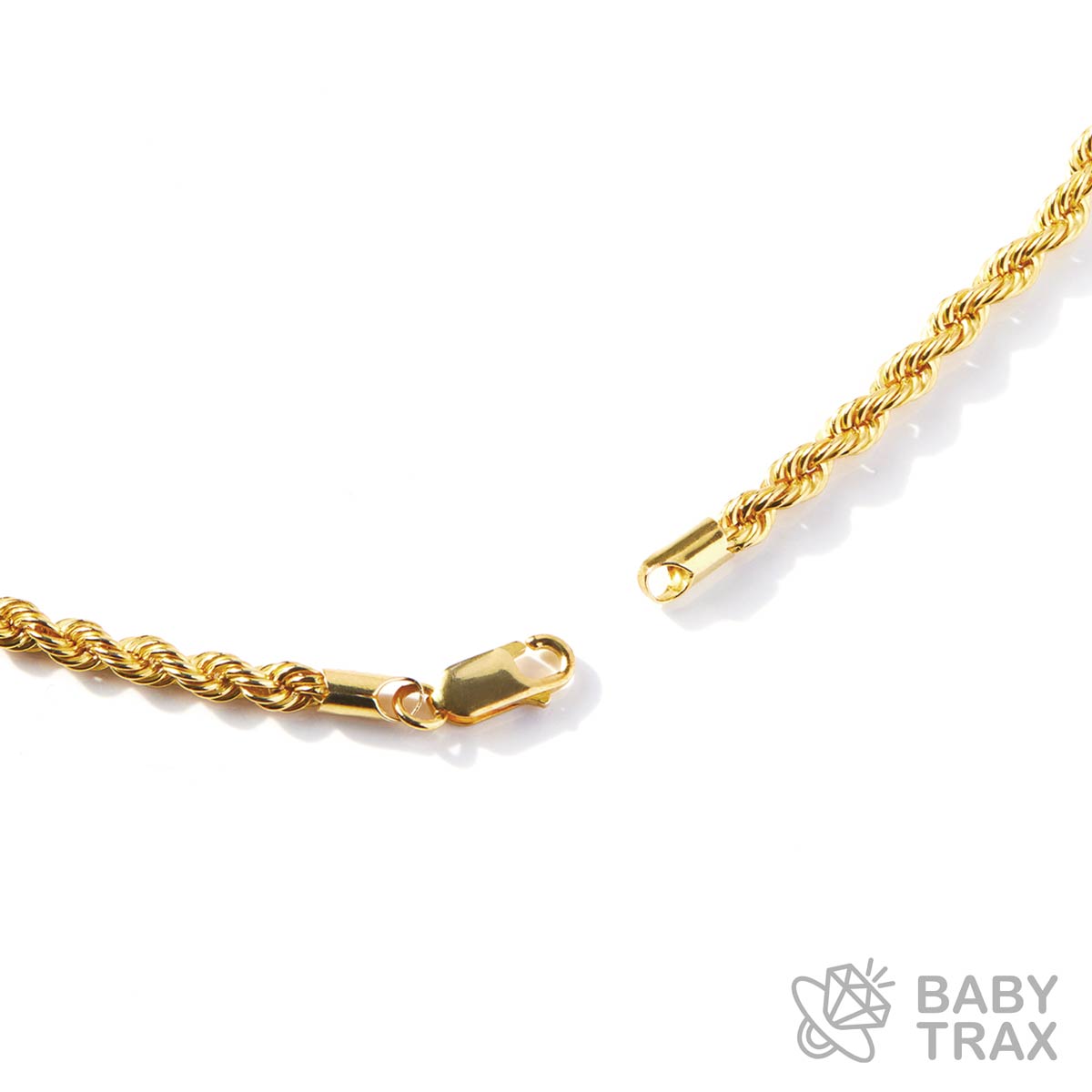 ロープチェーンネックレス イエローゴールド 長さ51cm BT0133