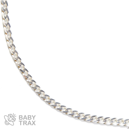 喜平丸型チェーンネックレス  ホワイトゴールド 56cm BT0418