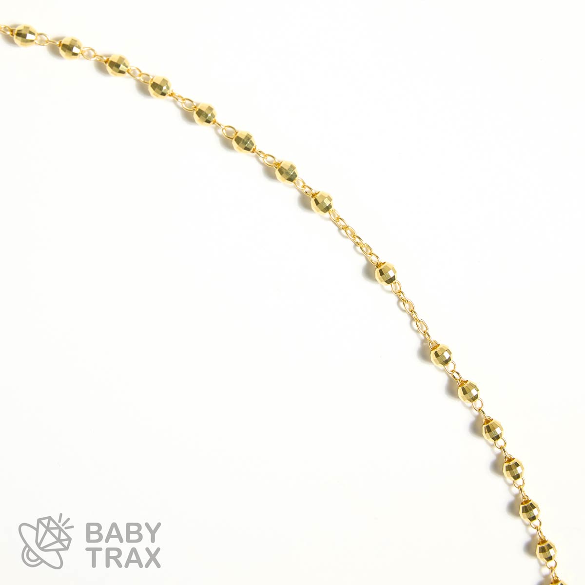 ロザリオネックレス YGメッキ シルバー 925 BT0481 50㎝ 18g