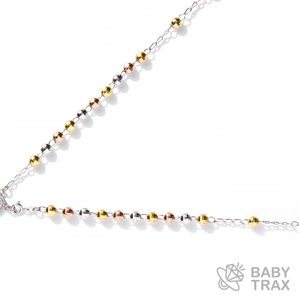 ロザリオクロスチェーンMIX ミックスカラー 長さ48cm BT0483