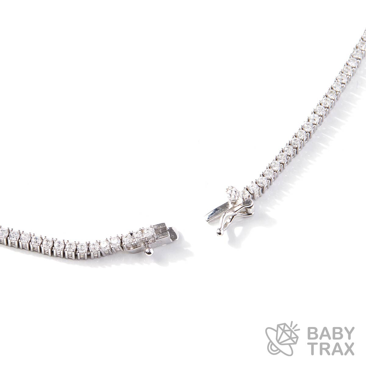 テニスネックレス ホワイトゴールド 長さ46.5cm BT0493