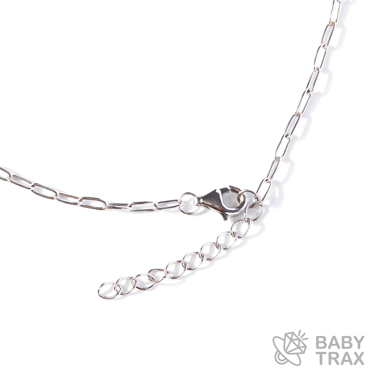 手錠ブレスレット ホワイトゴールド 長さ18.5cm BT0563