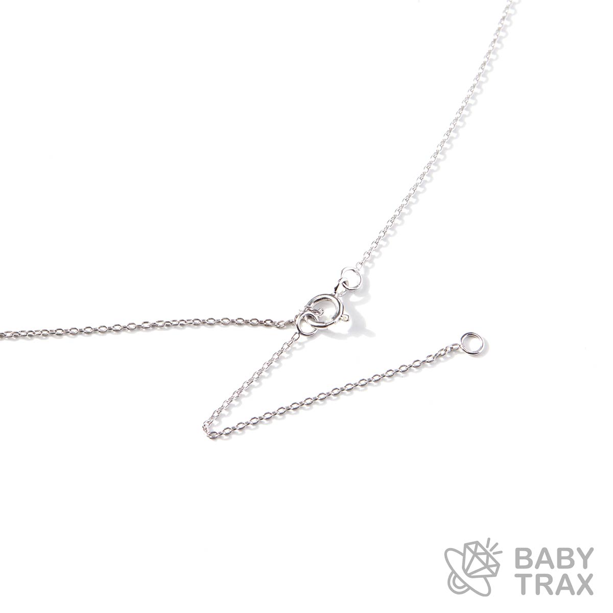 Sネックレス ホワイトゴールド14K 長さ47cm BT0693