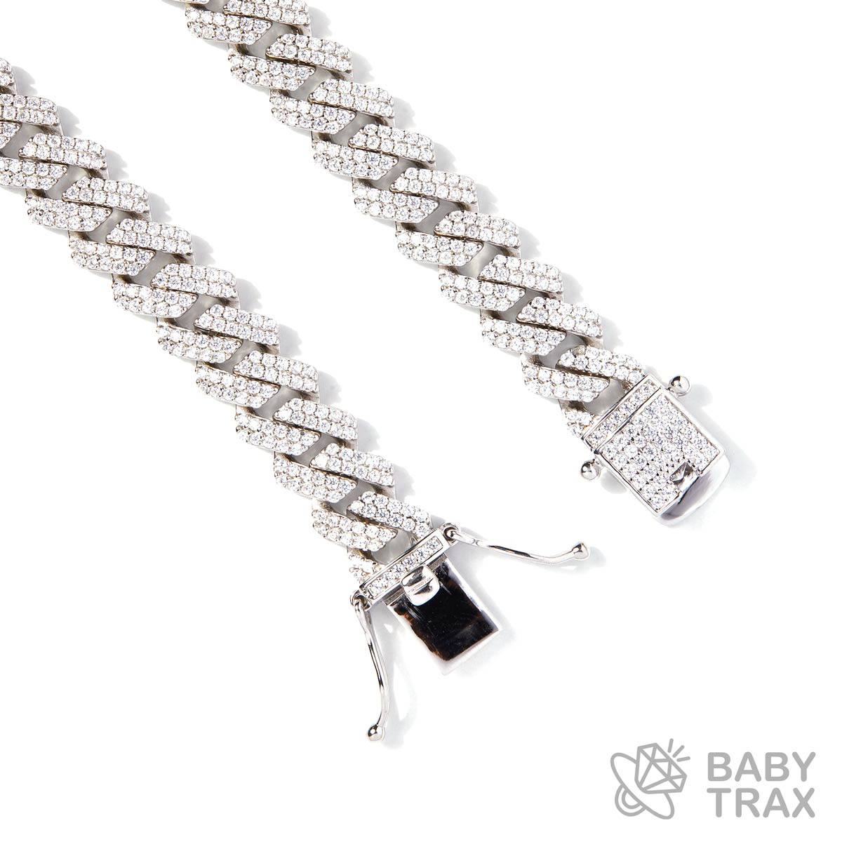 マイアミキューバンチェーン シルバー 長さ60.5cm BT MC26