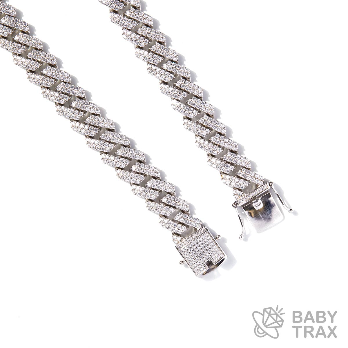 マイアミキューバンチェーン シルバー 長さ61.3cm BT MC4