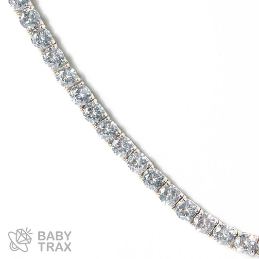 シルバー925 ジルコニア テニスネックレス 5mm 50.5cm 05G2TN-35