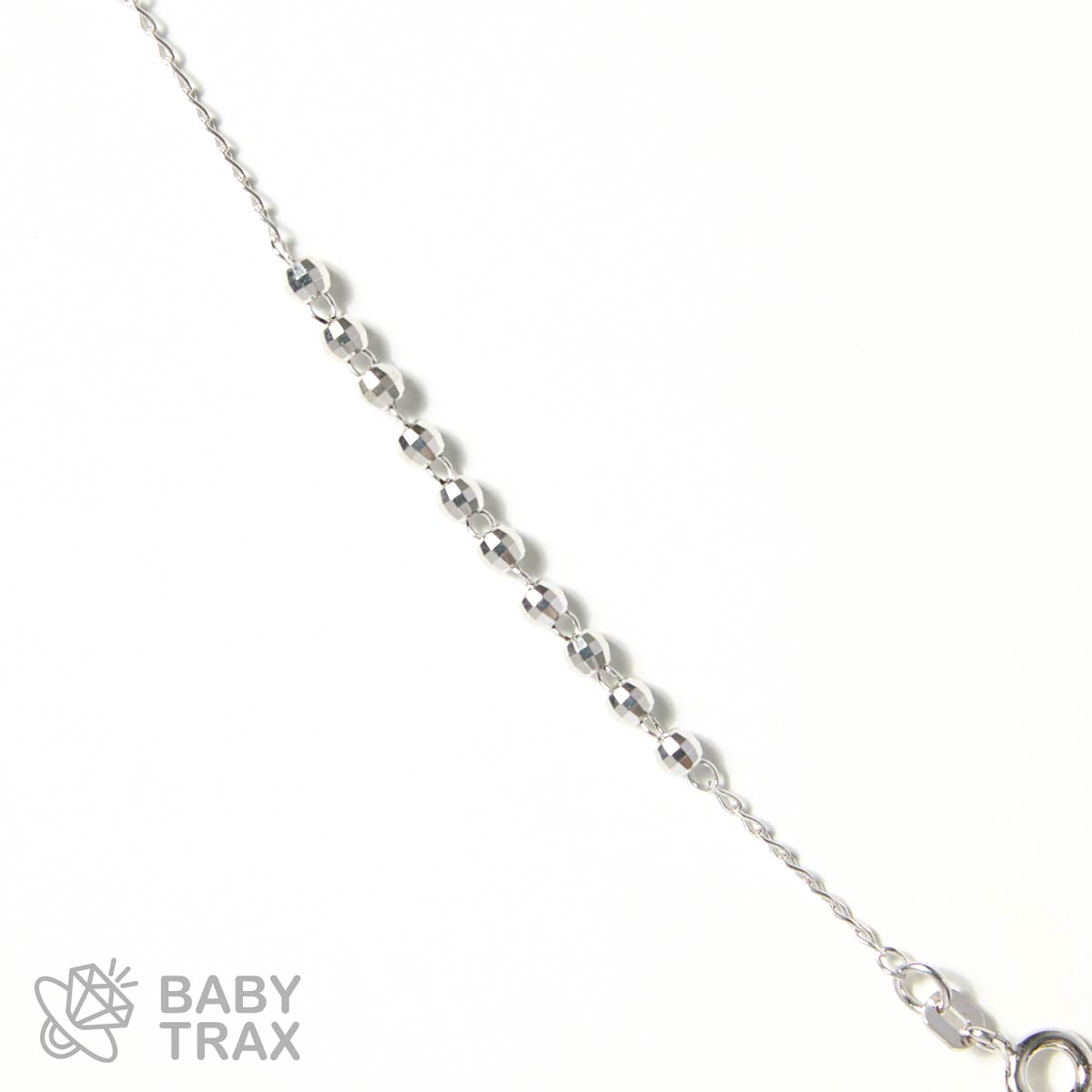 ロザリオネックレス  WGメッキ シルバー 925 BT0278 35㎝  7ｇ