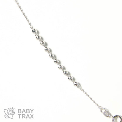 ロザリオネックレス  WGメッキ シルバー 925 BT0278 35㎝  7ｇ