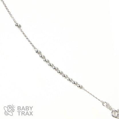 ロザリオネックレス  WGメッキ シルバー 925 43㎝  7ｇ BT0367