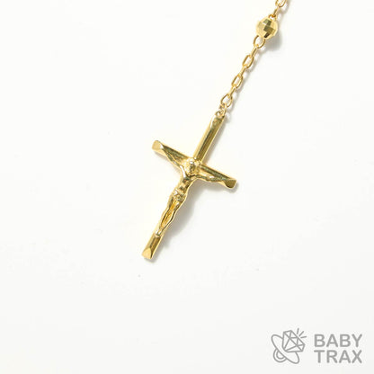 ロザリオネックレス  YGメッキ シルバー 925　BT0481  50㎝  18ｇ