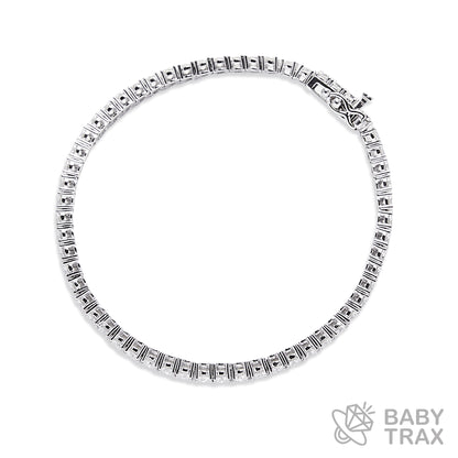 BABY シルバー925 モアサ テニスブレス　JH01TB01