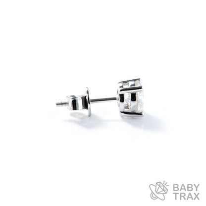 BABY シルバー925 モアサ 一粒ピアス JH01PC03【両耳用】ピアスセット