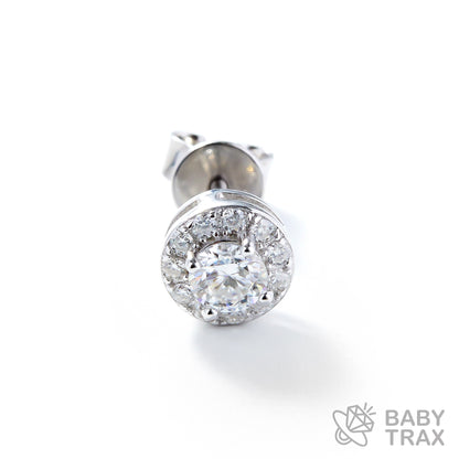 BABY シルバー925 モアサ フラワーピアス JH01PC09【両耳用】ピアスセット