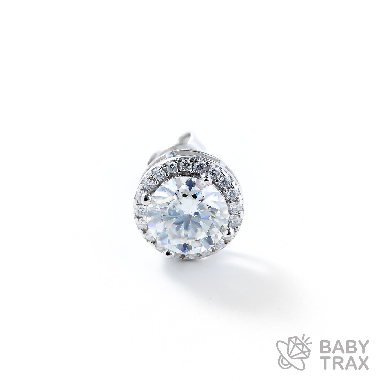 BABY シルバー925 モアサ フラワーピアス　JH01PC11【両耳用】ピアスセット