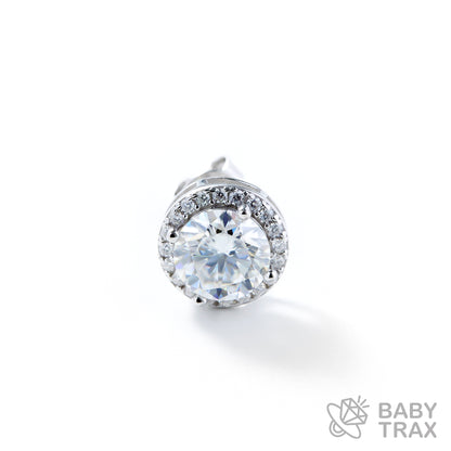 BABY シルバー925 モアサ フラワーピアス　JH01PC11【両耳用】ピアスセット