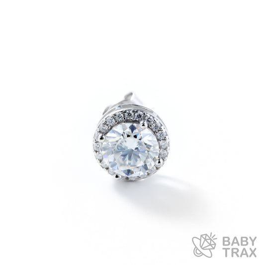 BABY シルバー925 モアサ フラワーピアス　JH01PC11【両耳用】ピアスセット