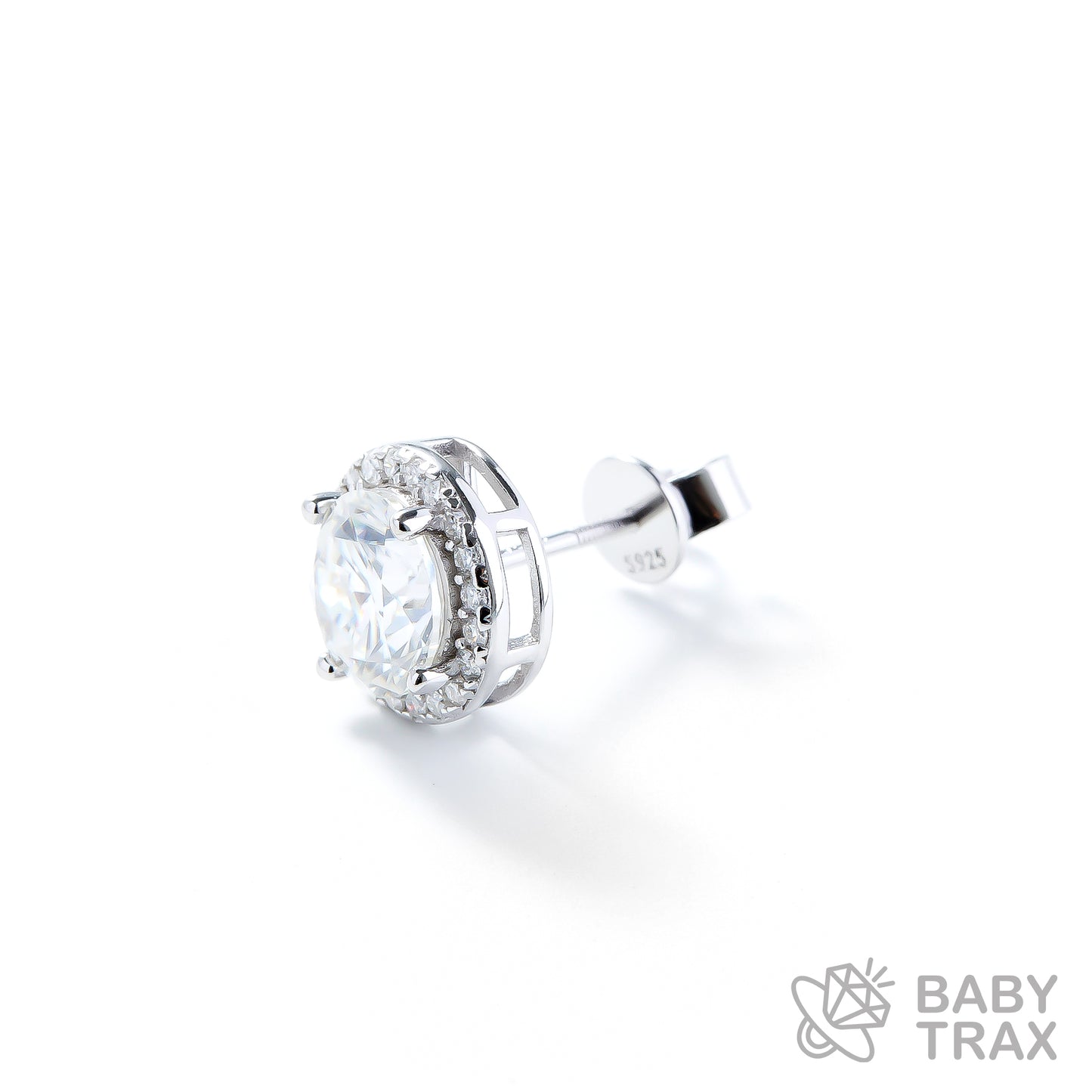 BABY シルバー925 モアサ フラワーピアス　JH01PC11【両耳用】ピアスセット