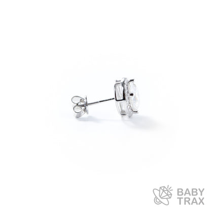 BABY シルバー925 モアサ フラワーピアス　JH01PC11【両耳用】ピアスセット