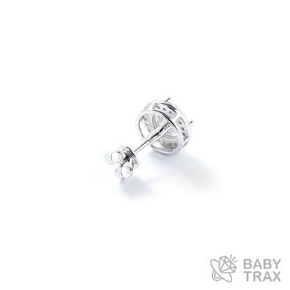 BABY シルバー925 モアサ フラワーピアス　JH01PC11【両耳用】ピアスセット