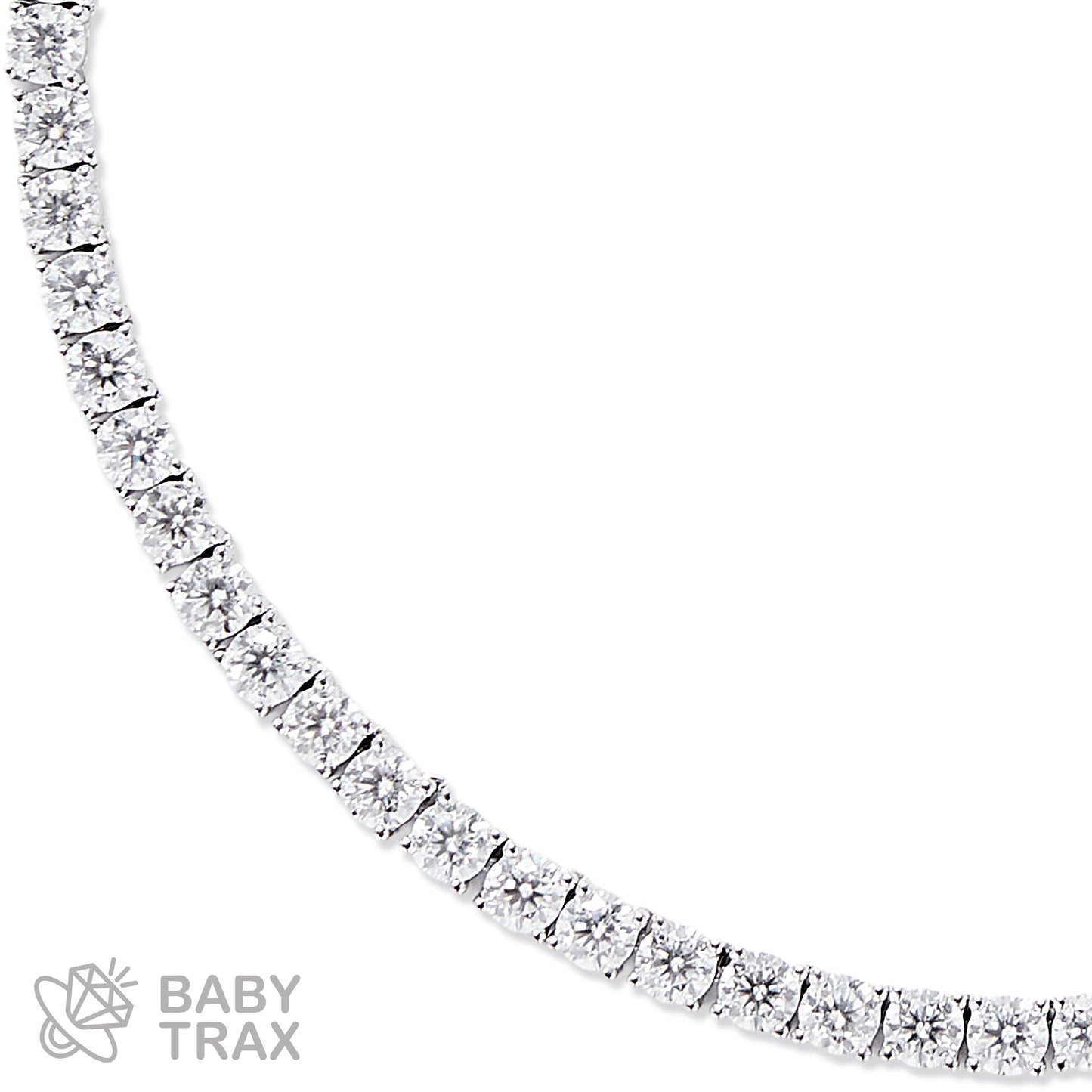 BABY シルバー925 モアサ テニスネックレス  JH01TN02