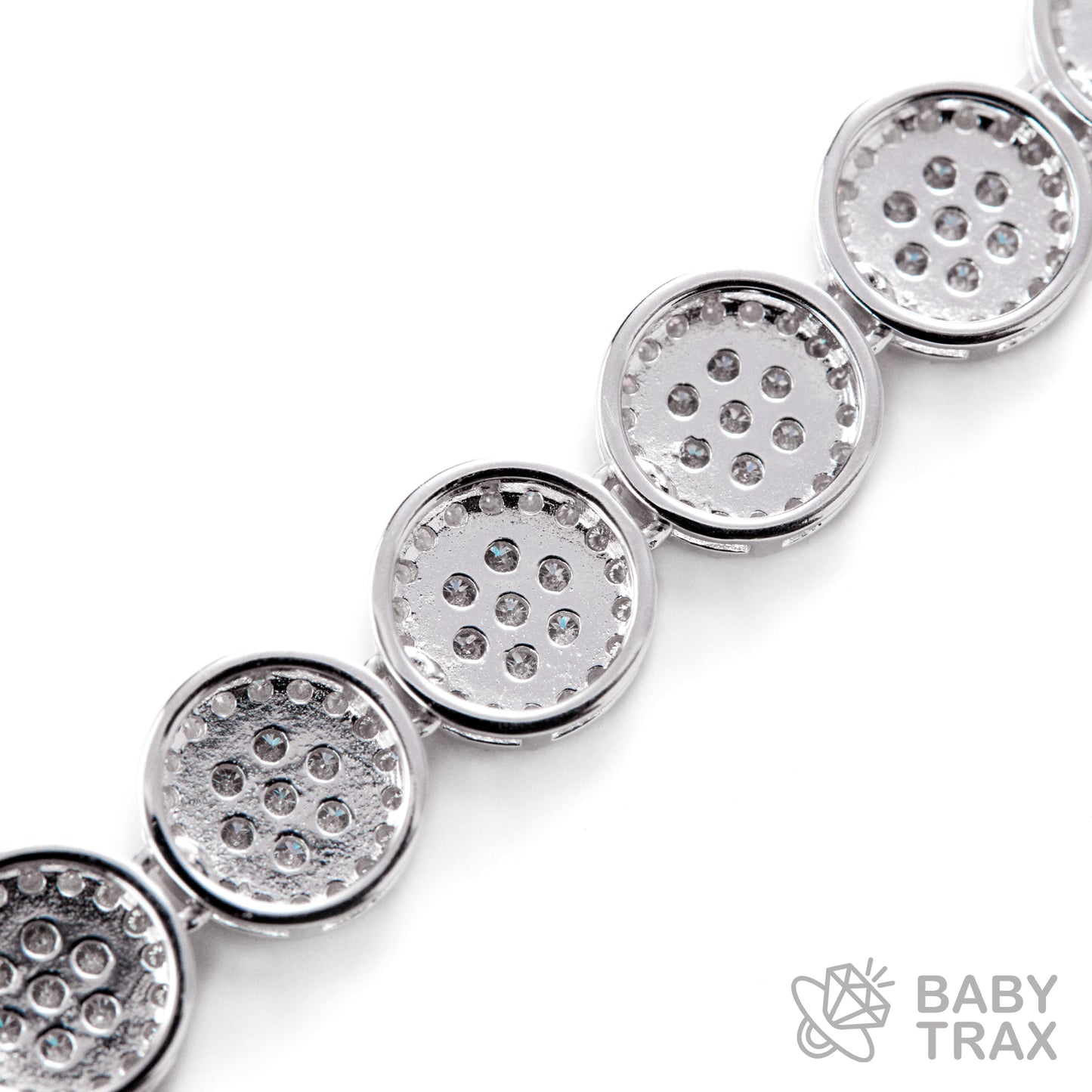 BABY シルバー925 モアサナイト  ネックレス　サークル