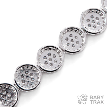 BABY シルバー925 モアサナイト  ネックレス　サークル