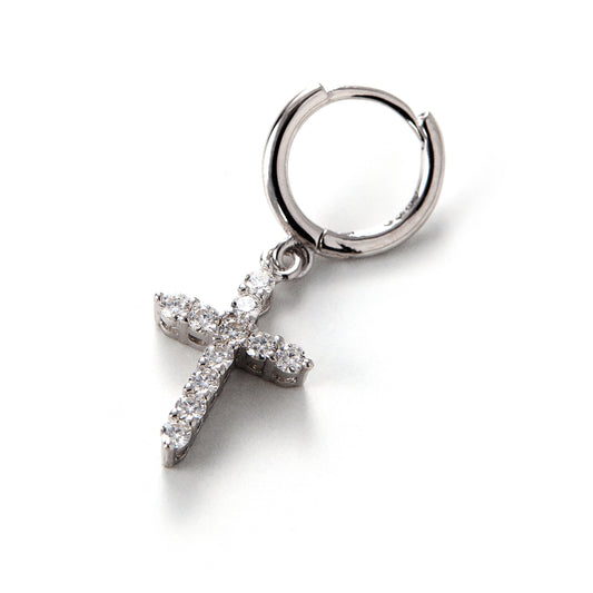 BABY シルバー925 モアサ クロスピアス