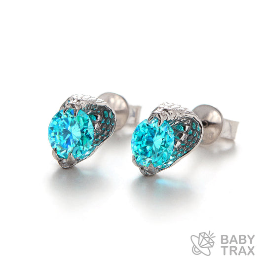 BABA シルバー925 モアサ ブルースネイクピアス【両耳用】ピアスセット