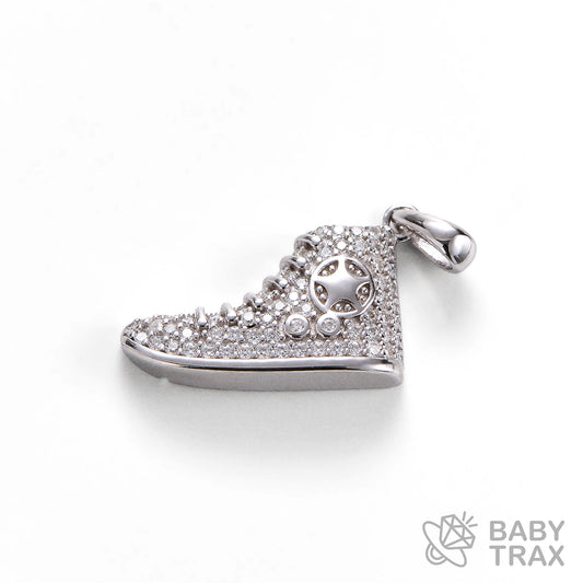 BABY シルバー925 モアサ 　シューズペンダントトップ　WG